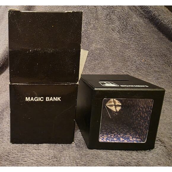 Other - Vintage Magic Bank Coin Trick Illusion Bank With Original Box Roaming